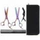Lictin 4 en 1 kit 6" Tijeras de Peluquería Profesional Corte de Pelo de Acero Inoxid con Peine,Caja,Tijera para Cortar&Reducc