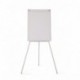 Bi-Office Pizarra Magnética con Caballete de Trípode Basic, 70 x 100 cm, Rotafolios con Marco Gris, con Bandeja y Clip Ajusta