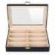 MVPOWER Caja para Gafas con 8 Estuches para Guardar y Almacenar Anteojos, Organizador y Soporte de Gafas de Sol