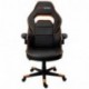 Mars Gaming MGC117 - Silla gaming, ajustable, reposabrazos abatibles, naranja