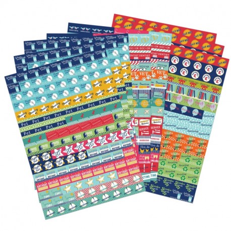 Paquete de Pegatinas de Recordatorio de Boxclever Press para Agenda y Calendario. 1152 Pegatinas para Organizar. Coloridos St