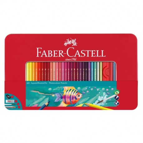 Faber-Castell 115964 Multicolor 60pieza s laápiz de color - Lápiz de color 60 pieza s , Multicolor 