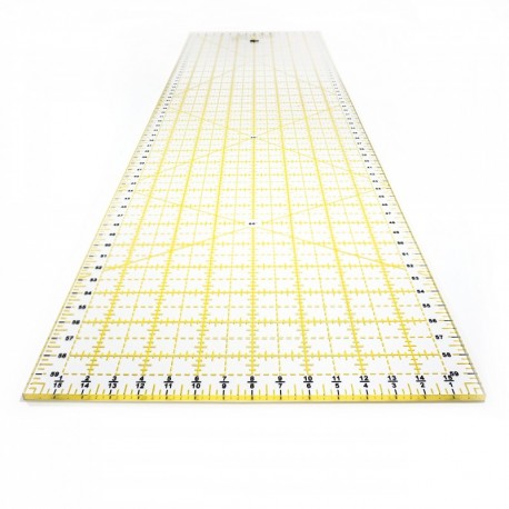 OfficeTree® Regla Universal, Regla de Patchwork, Regla Acolchada, Regla para Corte - Manualidades de Costura con Las Medidas 