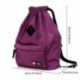 Risefit - Mochila Impermeable Casual de Cuerda,Bolsa Plegable de Tela, Bolsa Casual y de Aptitude,Mujer/Hombre, para Aire Lib