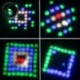 UKing Etapa Lámpara 20 W RGBW 64 Led Proyector de Imagen Pequeña Luces del Dirigible Control de Voz Efecto de Iluminación par