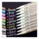 Audel-Metálico Rotuladores,10 unidades de Marker Pen para álbum de fotos DIY/cualquier superficie/tarjetas/Libros de colorear