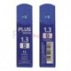 12x Tubos x12 Minas Plus Office Polimer Dureza B Alta Calidad 1,3mm