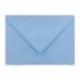 DIN C6 Enveloppes – Bleu clair – lot de 50–114 x 162 mm – 90 g/m² | Pointe Rabat, nassklebung | plein durchgefärbt |qualität 