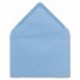 DIN C6 Enveloppes – Bleu clair – lot de 50–114 x 162 mm – 90 g/m² | Pointe Rabat, nassklebung | plein durchgefärbt |qualität 