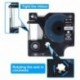 Dymo D1, Markurlife Compatible D1 45021 S0720610, Cintas para LabelManager 160, 280, 360D, LabelPoint 250, LabelWriter 450 DU