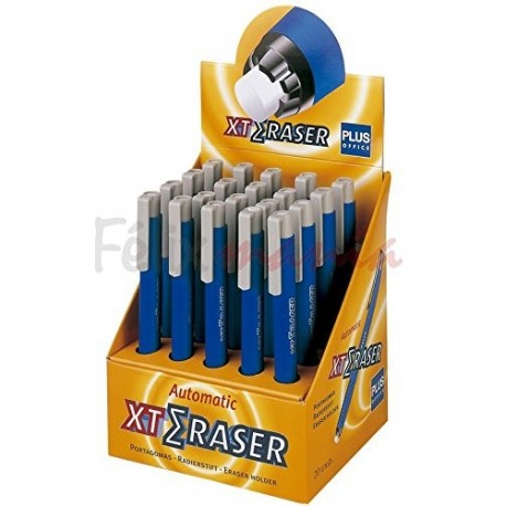 20x Portagomas Plus Office XT-Eraser Avance con pulsación borra lápiz de grafito