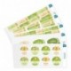 Ludilabel - Pack de etiquetas adhesivas y termoadhesivas personalizadas para la Guardería - Jungla