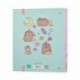 Grupo Erik Editores Pusheen the Cat - Carpeblock con 4 anillas, 32 x 27.5 cm