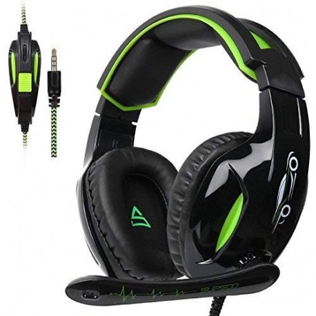 SUPSOO G813 PS4 Xbox One Gaming Auriculares DE 3,5 mm cableado Over-Ear Ruido de Aislamiento de Control de Volumen de micrófo
