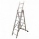 Arcama 3T06 Escalera transformable 3 tramos, 6 peldaños
