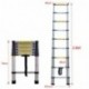 SAILUN® Escalera Telescópica Extensible de Aluminio de alta Calidad Diseño Telescópico Multipropósito, 9 Peldaños - Escalera 