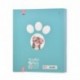 Grupo Erik Editores Studio Pets - Carpeblock con 4 anillas con diseño gato, 32 x 27.5 cm