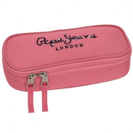 Pepe Jeans Harlow Neceser de Viaje, 22 cm, 0.99 litros, Rosa