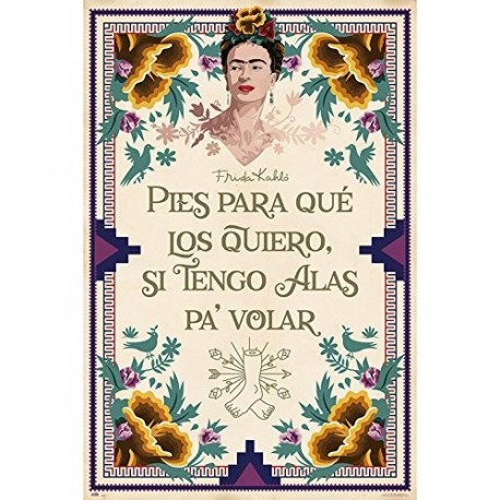 Grupo Erik Editores Poster Frida Kahlo