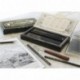 Faber-Castell 211817 - Estuche de colección edición limitada con 12 lápices Polygrade con distintos grados de dureza 5B - 5H