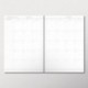 Imborrable Sol Naciente - Agenda y planificador sin fechar, 144 páginas, A5, 14.8 x 21 cm