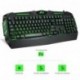 Rii RK900 Teclado Multimedia Gaming con Feel mecánico, 7 Colores retroiluminado. Layout Español 