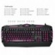 Rii RK900 Teclado Multimedia Gaming con Feel mecánico, 7 Colores retroiluminado. Layout Español 