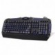 Rii RK900 Teclado Multimedia Gaming con Feel mecánico, 7 Colores retroiluminado. Layout Español 