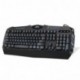 Rii RK900 Teclado Multimedia Gaming con Feel mecánico, 7 Colores retroiluminado. Layout Español 