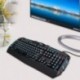 Rii RK900 Teclado Multimedia Gaming con Feel mecánico, 7 Colores retroiluminado. Layout Español 
