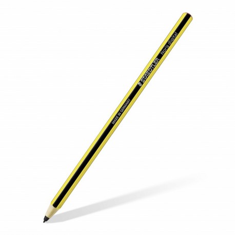 Staedtler Stylus Noris digital, forma hexagonal tradicional, tecnología EMR, diseño atractivo de rayas Noris amarillo-negro 