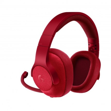 Logitech G433 - Auriculares con micrófono y Cable para Gaming Sonido Envolvente, PC, Xbox One, PS4, Switch Rojo