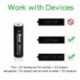 BONAI Pilas AA Recargables Alta Capacidad 2800mAh Ni-MH 1200 Ciclo 8 Piezas 