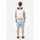 SIMPLAY Mochila Escolar Clásico | 44x30x12,5cm | Colores Variados | Blanco