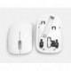Teclado y Ratón Set, 2,4 G. Teclado inalámbrico y ratón ultra delgado. Combo portátil para escritorio, Windows/iOS/Android.