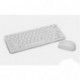 Teclado y Ratón Set, 2,4 G. Teclado inalámbrico y ratón ultra delgado. Combo portátil para escritorio, Windows/iOS/Android.