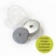 OfficeTree® Cúter de cuchilla circular, cortadora de tela - Corte tejidos y papel fácilmente de forma exacta - Mango ergonómi