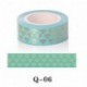 Gespout 6 cintas de carrocero, cinta adhesiva, cinta decorativa de papel bonita y brillante para manualidades o decoración 15