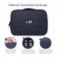 Maletín/Organizador de Viaje Bolsa de Viaje Estuche Bolsa de Almacenamiento Resistente al Agua para organizar Cables USB Acce