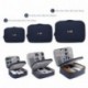 Maletín/Organizador de Viaje Bolsa de Viaje Estuche Bolsa de Almacenamiento Resistente al Agua para organizar Cables USB Acce