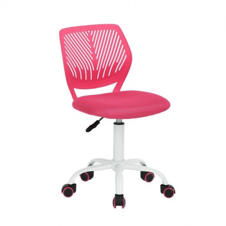 Silla de escritorio Fanilife, ajustable y giratoria sin brazos de diseño, para niños, silla para el ordenador, para los deber