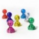 Office Tree® Magnético Pins 30 Imán de neodimio Cono en 6 Colores – Premium de Calidad – Llamativo con Extremadamente Fuertes
