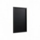 Bi-Office Back2Chalk Essentials - Pizarra de tiza, marco MDF, 60 x 40 cm, color negro