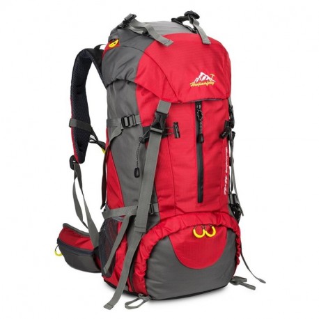 Skysper 50L Mochilas de Senderismo al aire libre Mochila de Senderismo Macutos Impermeable Ergonómica para Viajes Excursiones