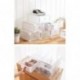 Vinteky® 10x Cajas Almacenaje plegable de plástico Cajón Organizador Transparente envase de la caja para zapatos Apilable Ple