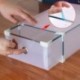 Vinteky® 10x Cajas Almacenaje plegable de plástico Cajón Organizador Transparente envase de la caja para zapatos Apilable Ple