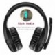 NUBWO Gaming Auriculares, U3 Estéreo Micrófono con Cancelación del Ruido, Audífonos con Control de Volumen Interruptor Mudo p