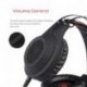 NUBWO PC Gaming Auriculares, N2 USB Auriculares de Sonido Envolvente Micrófono con Interruptor Mudo Auriculares Sobre Oreja p