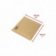 50 x Sobres Kraft Autoadhesivos Tira de Silicona de Cartón Rígido ACD 180 x 164 mm - 300 g/m2 Embalaje Anti-Frustación con Si