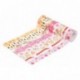 24 Cintas Adhesivas Washi Tape,Colección Decorativa de Cinta Adhesiva, Cinta Para Artesanías de Bricolaje y Envoltorio de Reg